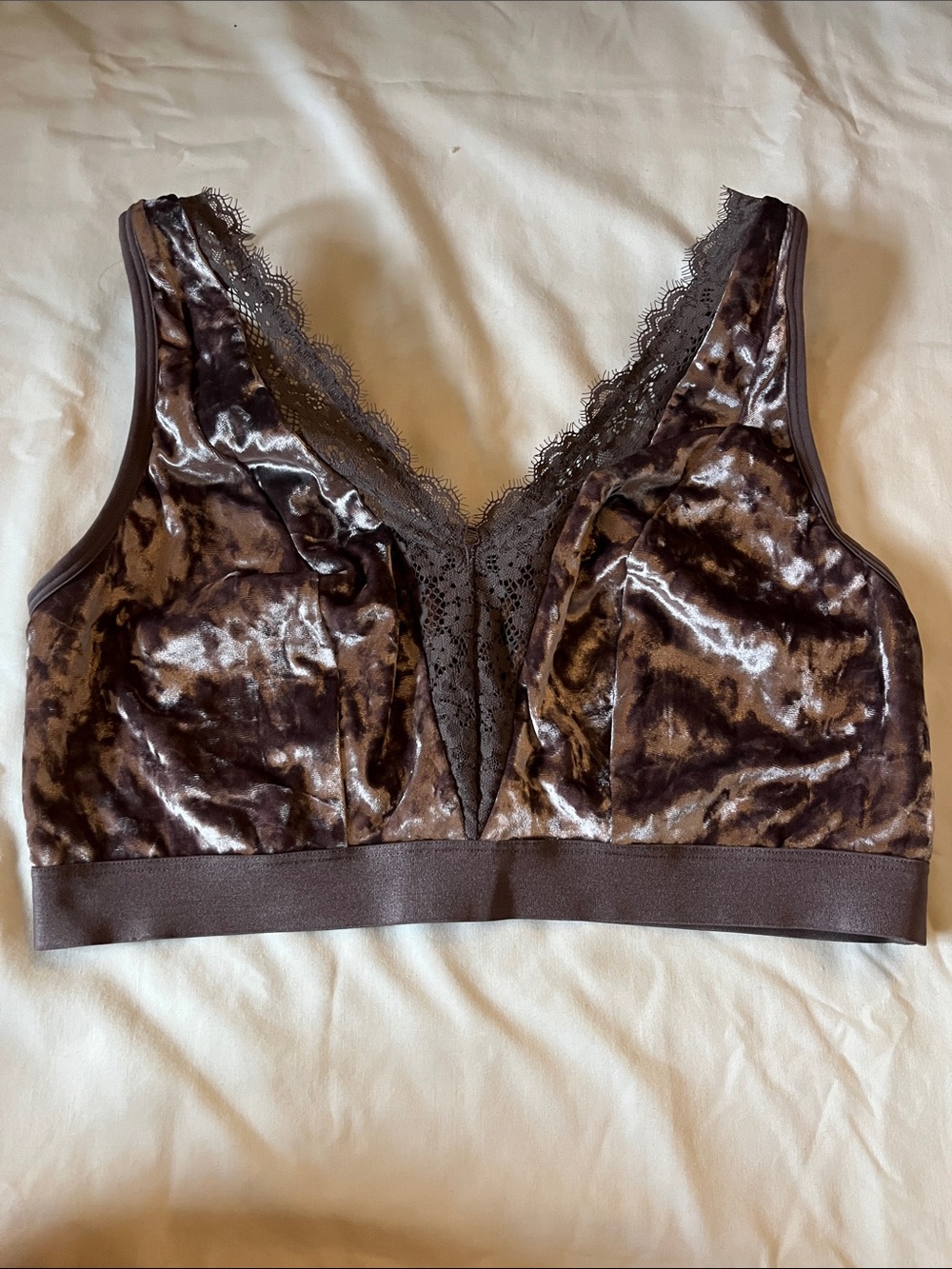 Cacique Velvet Lace Bralette